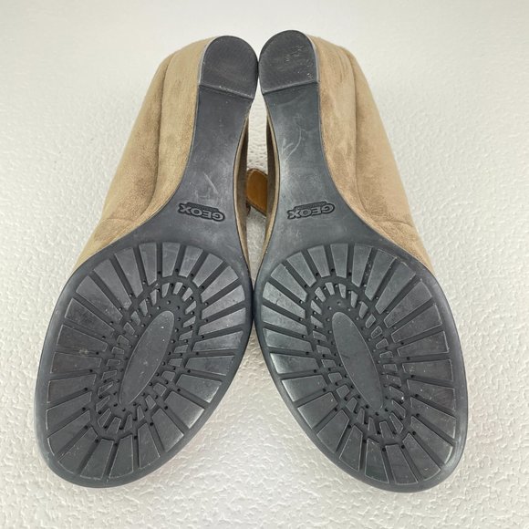 GEOX RESPIRA suede leather wedge with buckle strap - EU 41 / US 10.5 - Picture 12 of 13